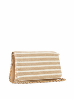 Beige stripe bag