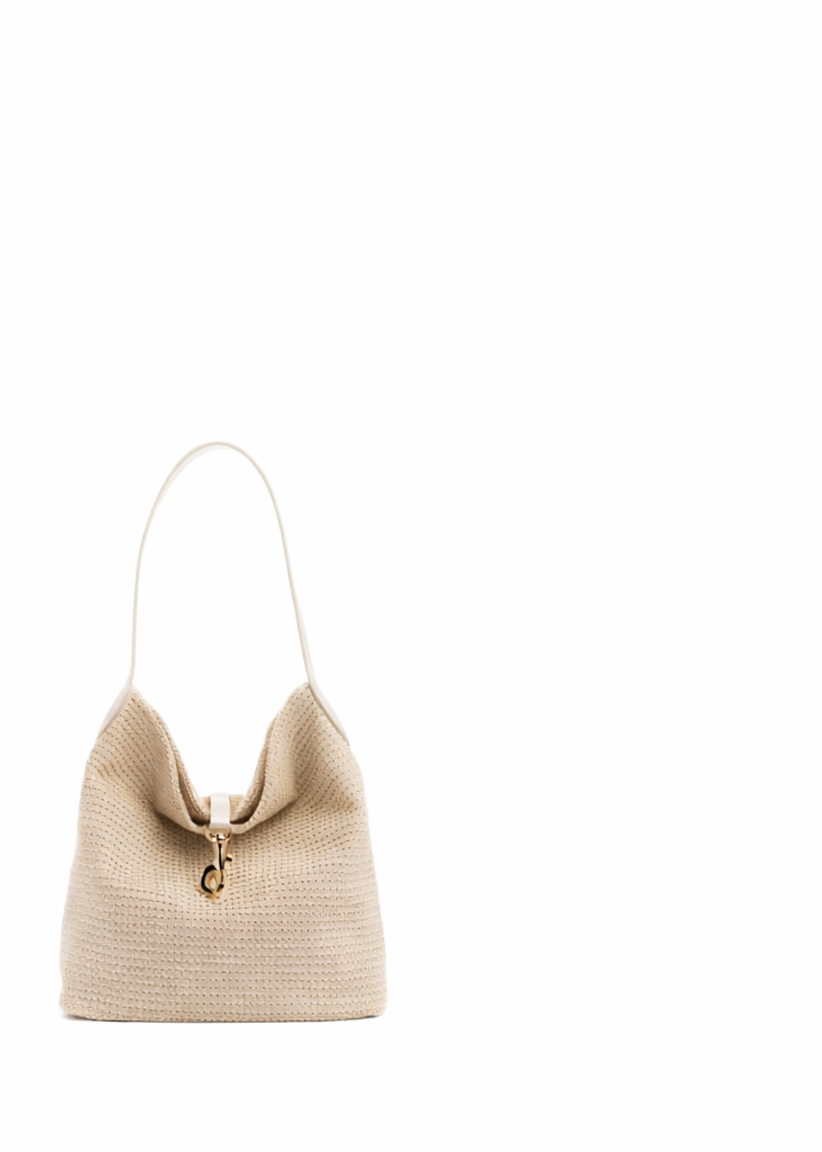 Raffia shoulder bag