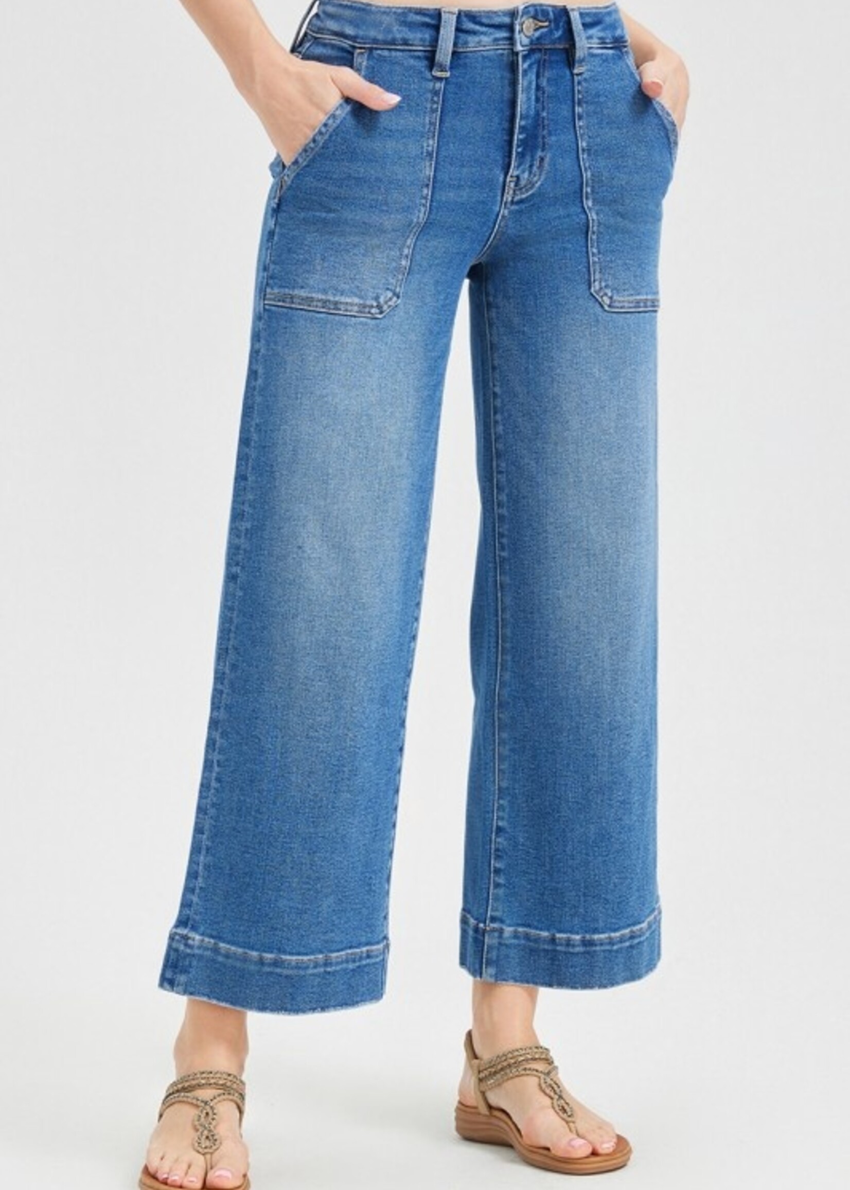 Patch pocket trouser jean