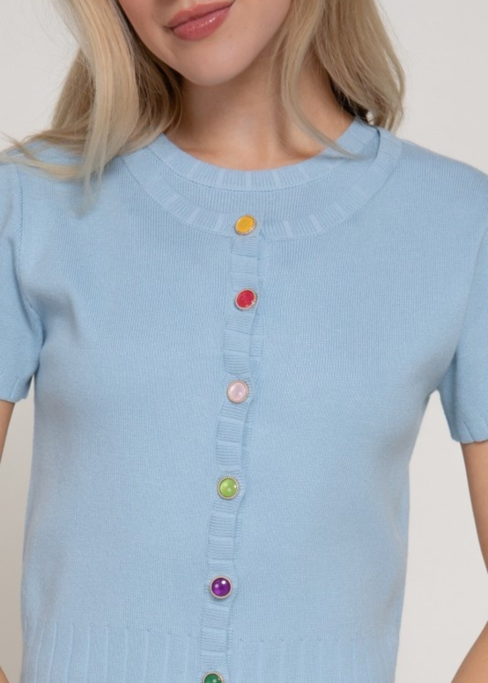 Multi button cardigan +2 colors