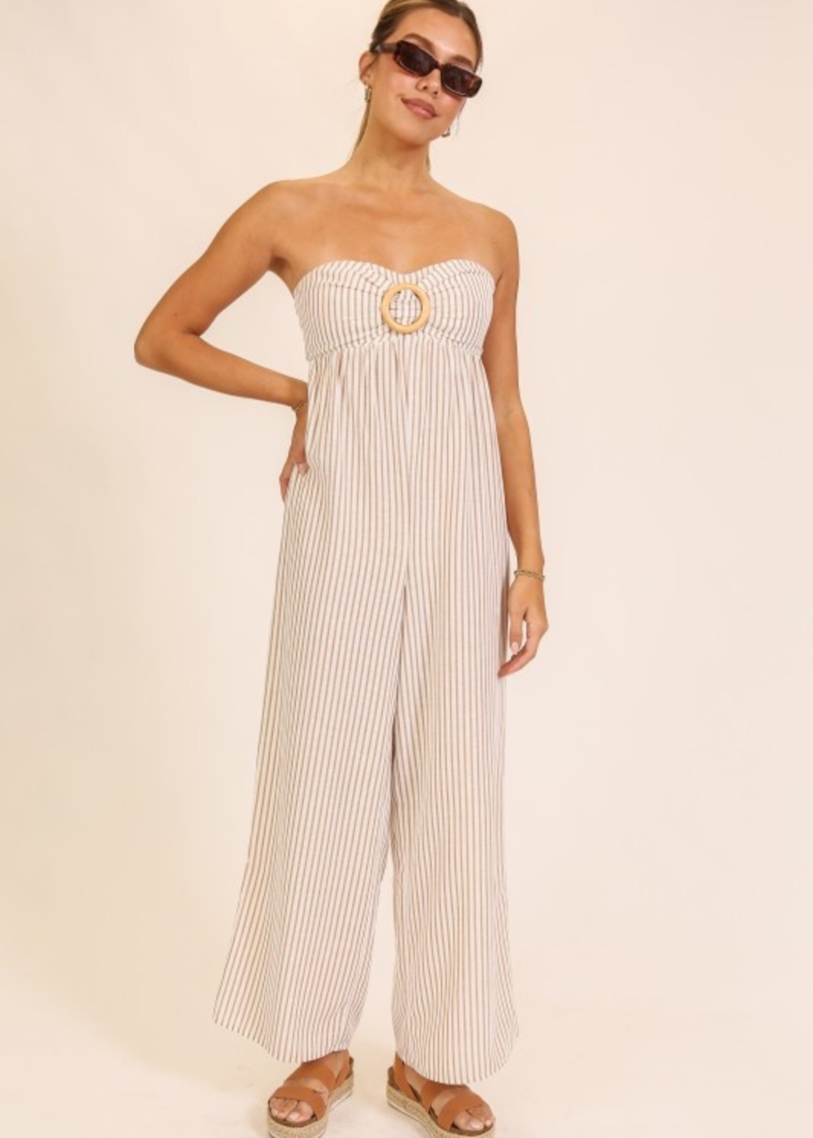 Stripe ring jumpsuit +2 colors