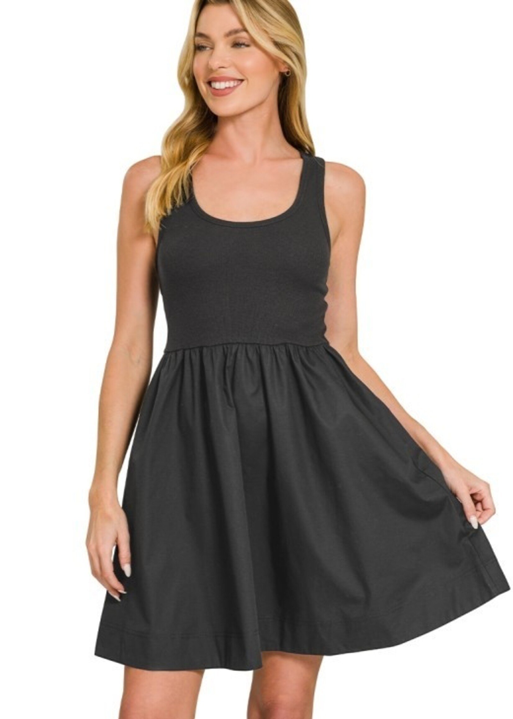 Mix tank dress +3 colors