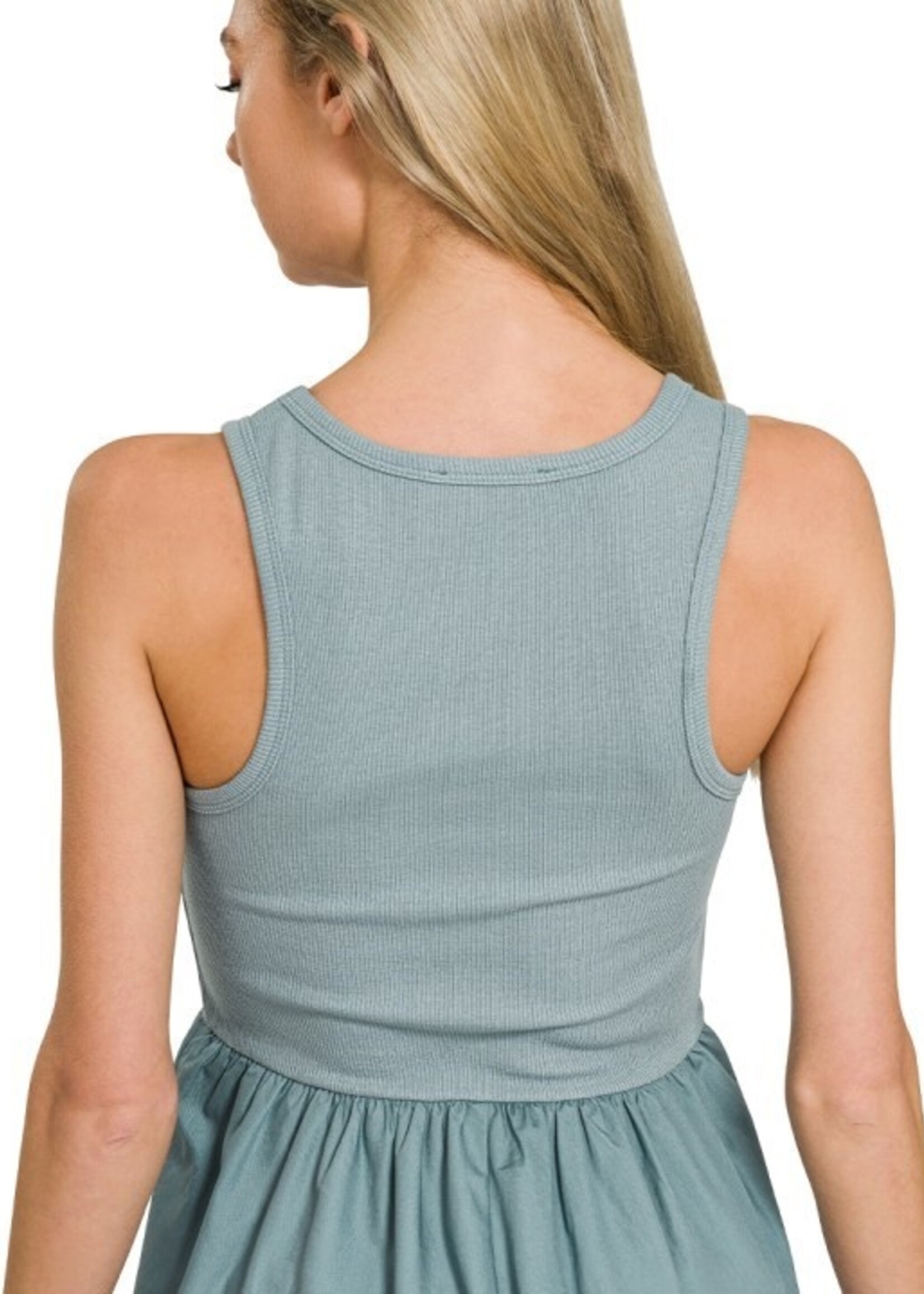 Mix tank dress +3 colors