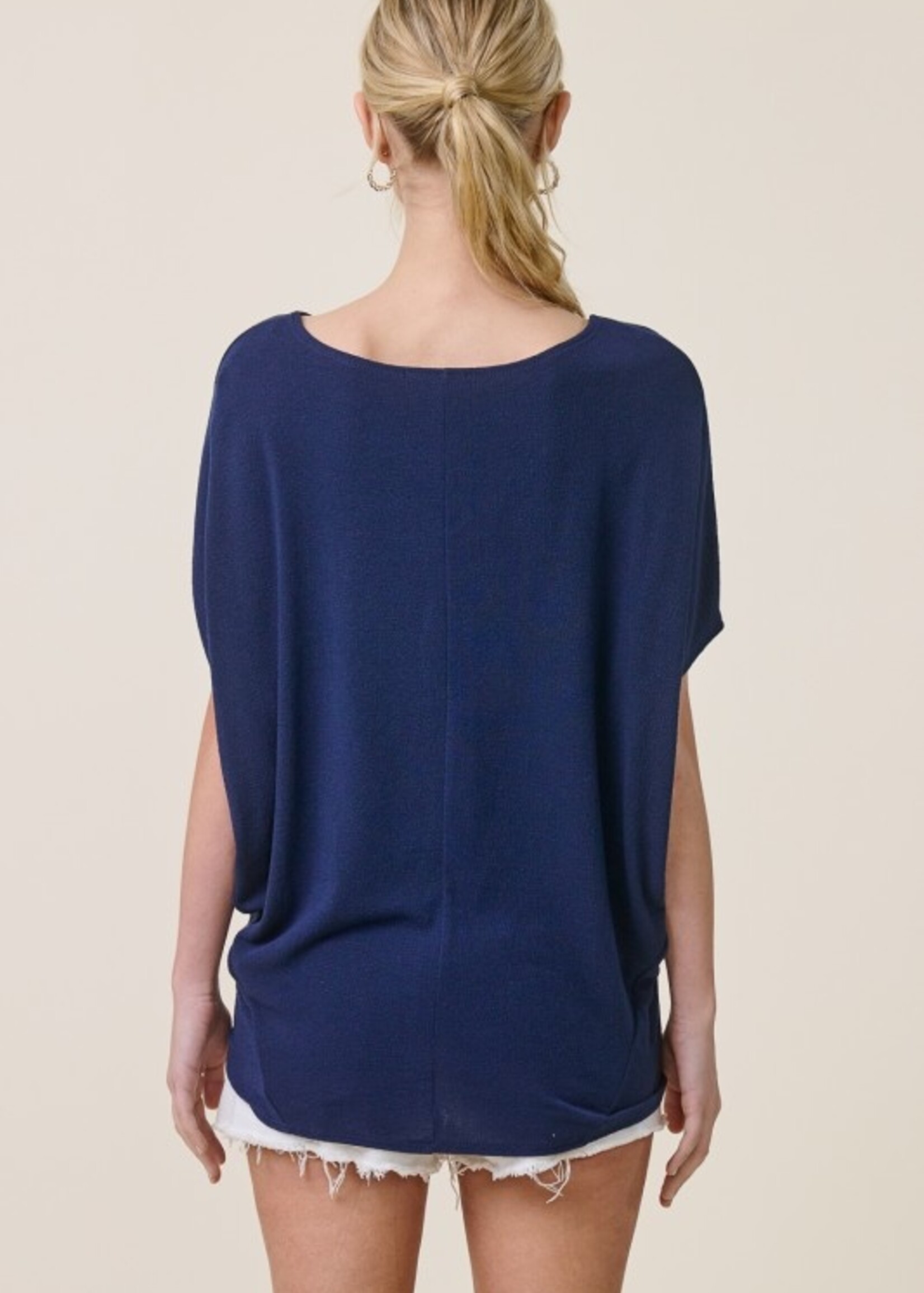 Crepe dolman top +3 colors