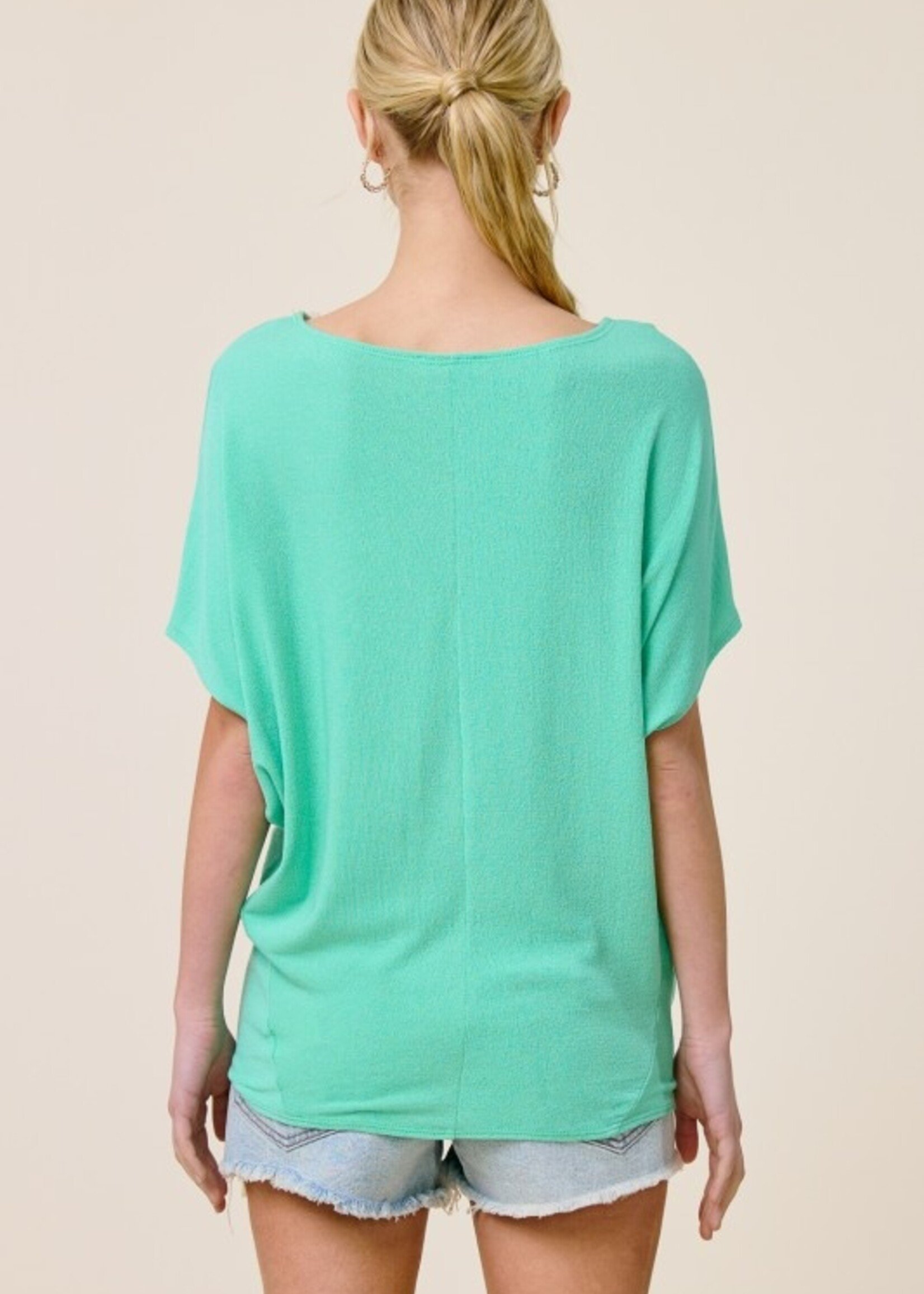 Crepe dolman top +3 colors