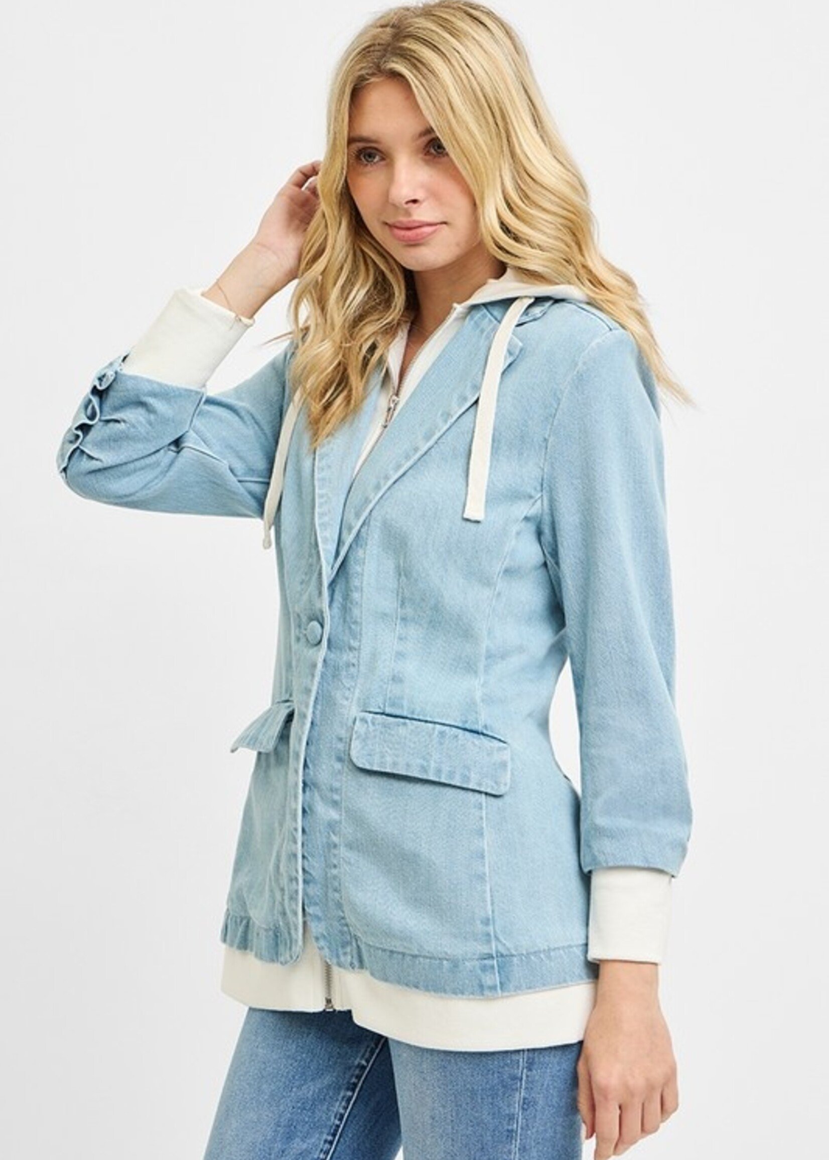 Denim blazer