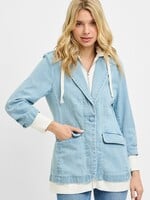 Denim blazer