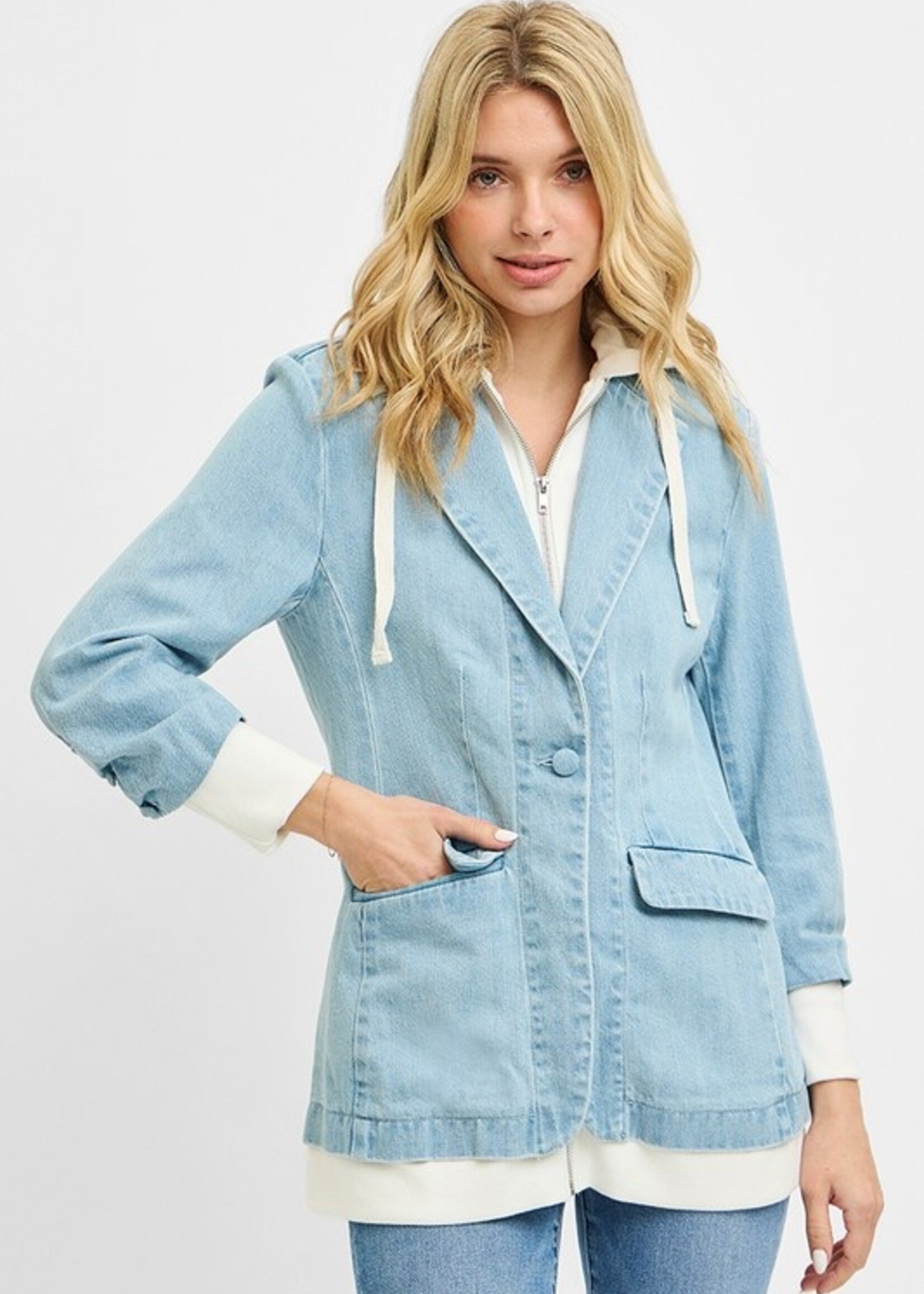 Denim blazer