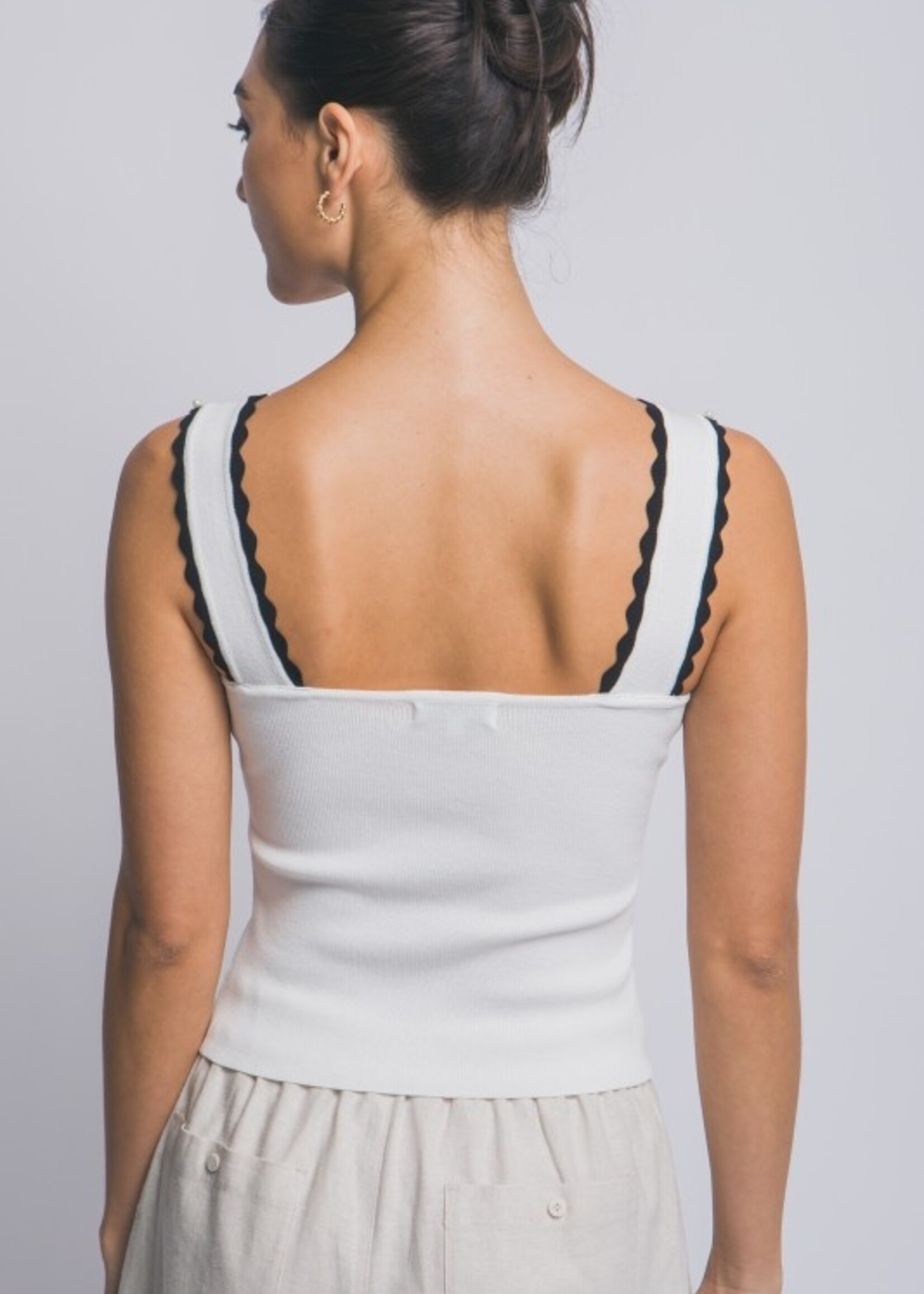 Pearl trim tank +3 colors