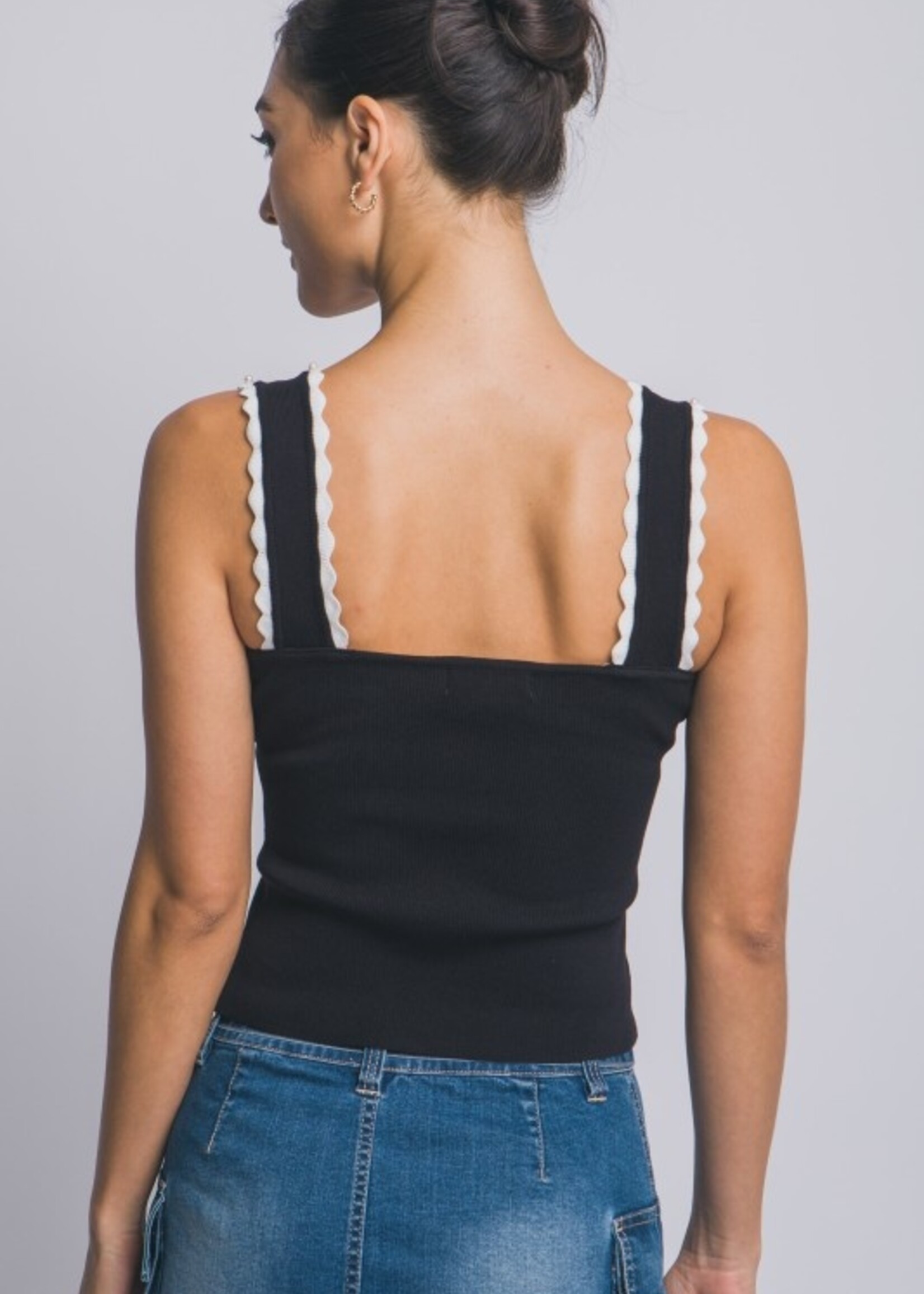 Pearl trim tank +3 colors