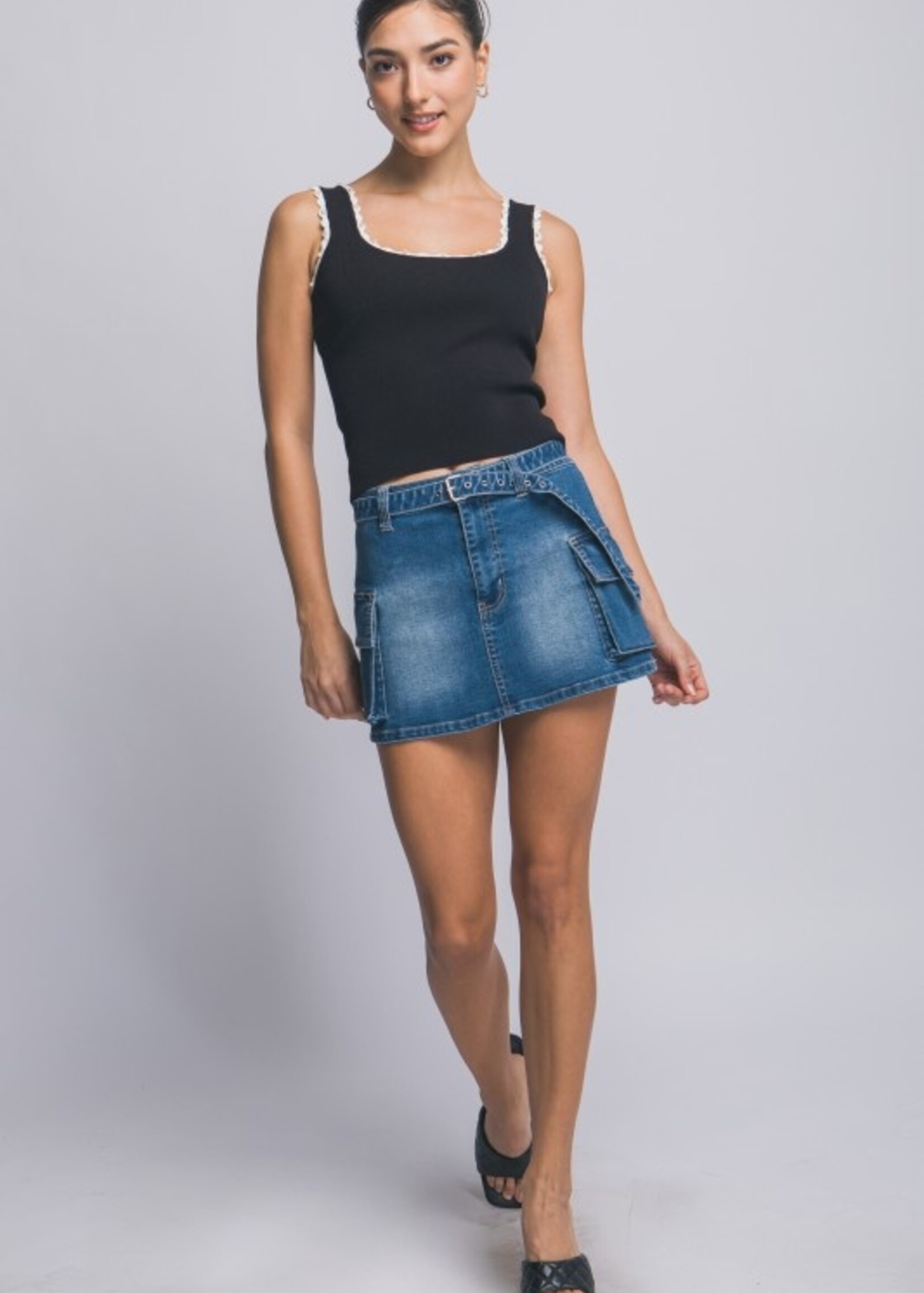 Pearl trim tank +3 colors