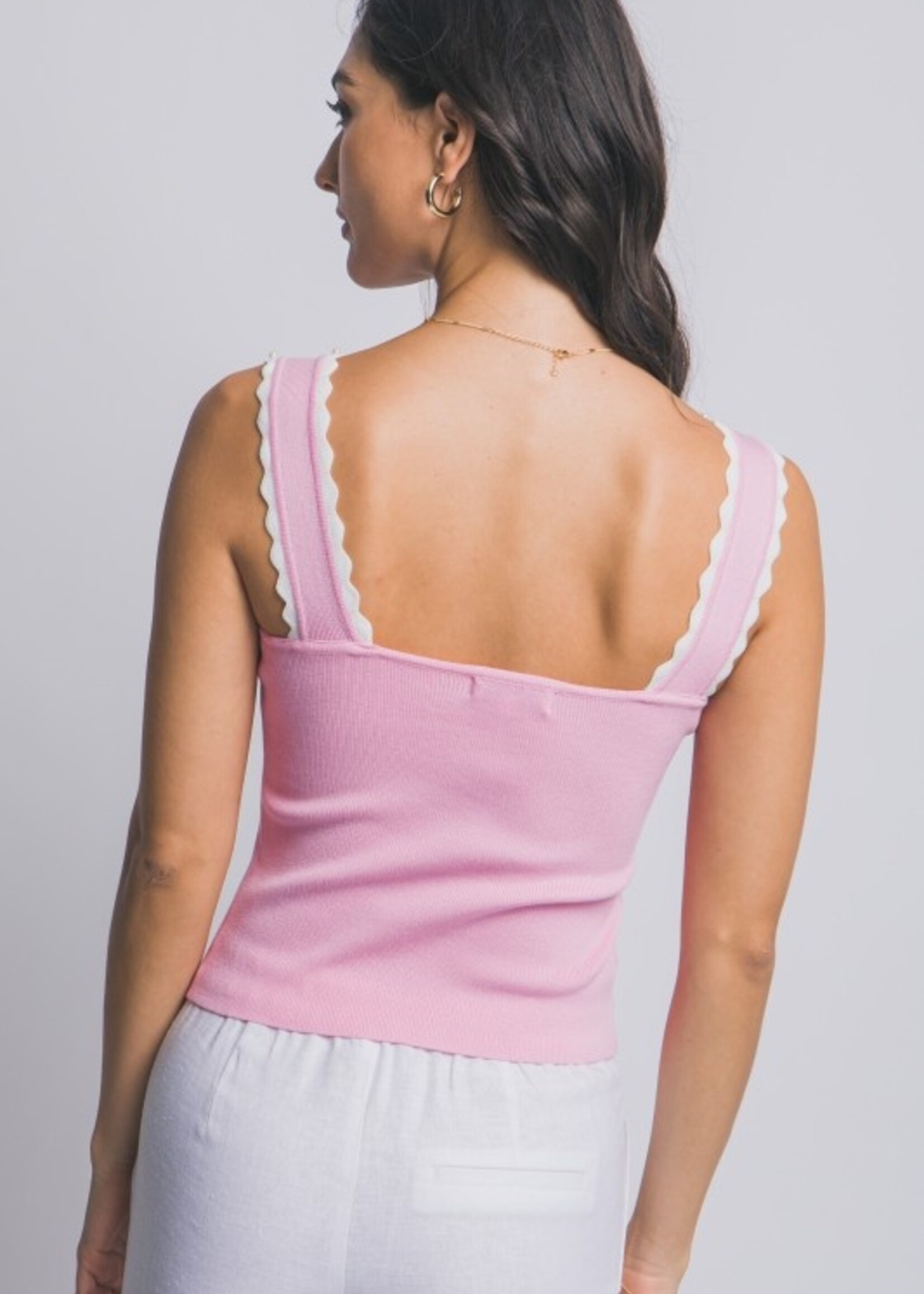 Pearl trim tank +3 colors