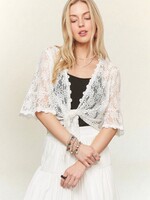 Lace tie front +2 colors