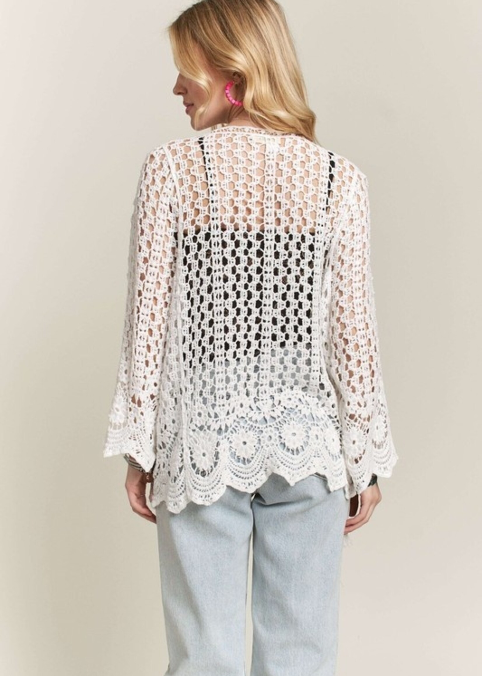 Long crochet card +2 colors