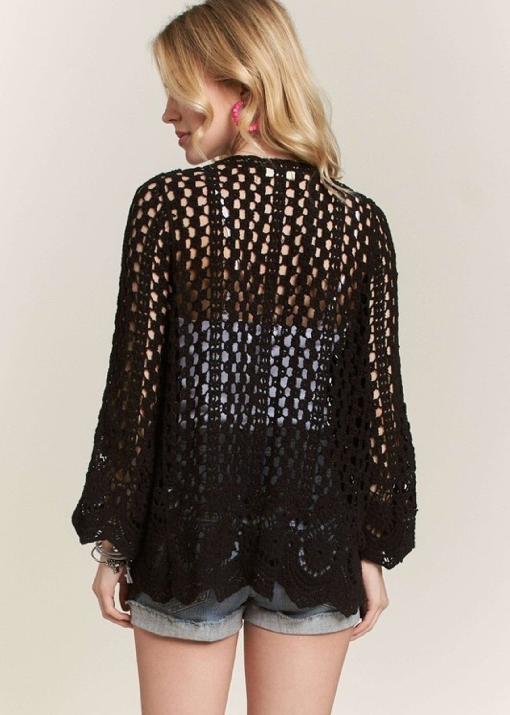 Long crochet card +2 colors