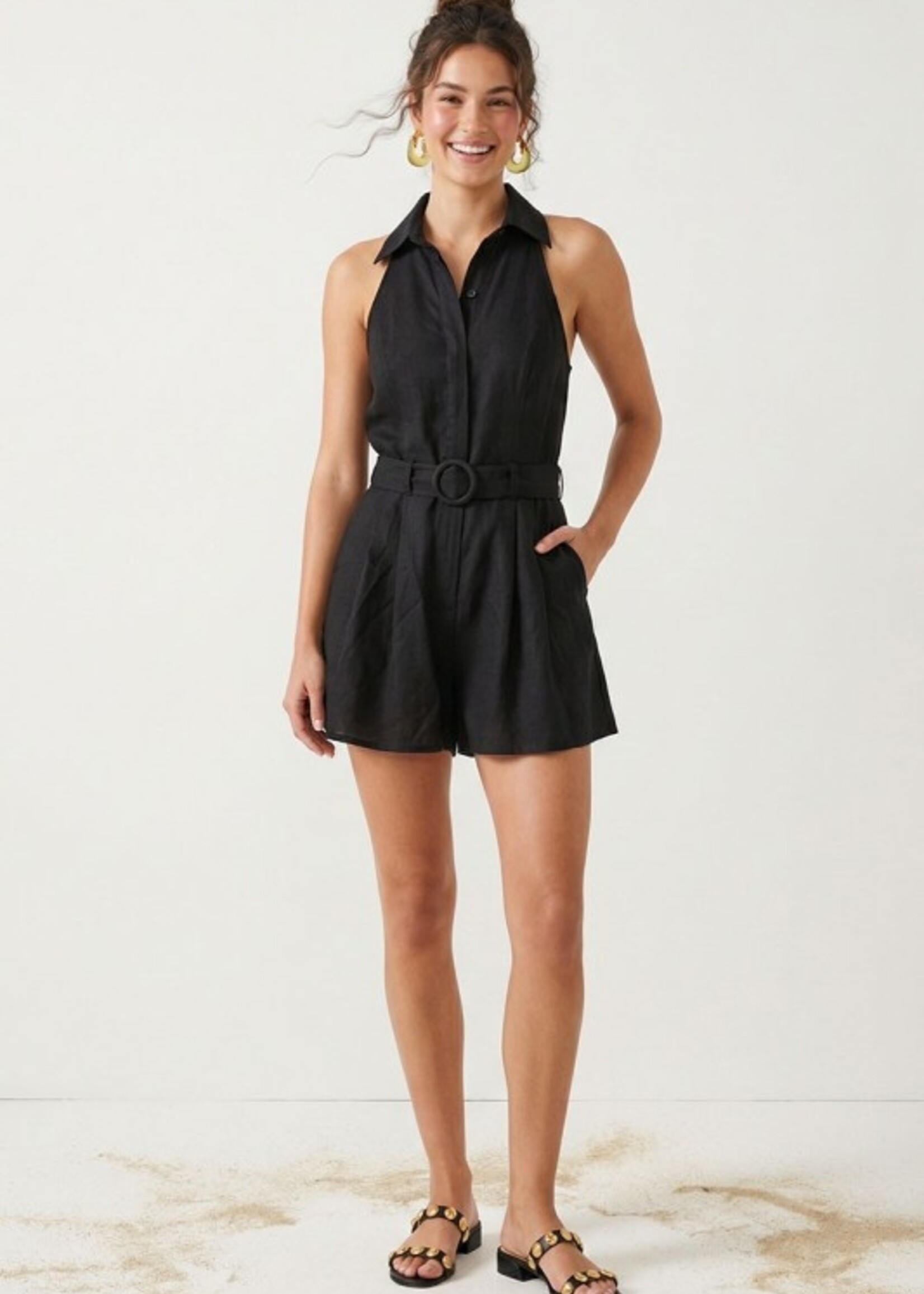 Linen romper +3 colors