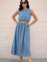 Chambray skirt set