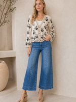 Embroidered cardigan