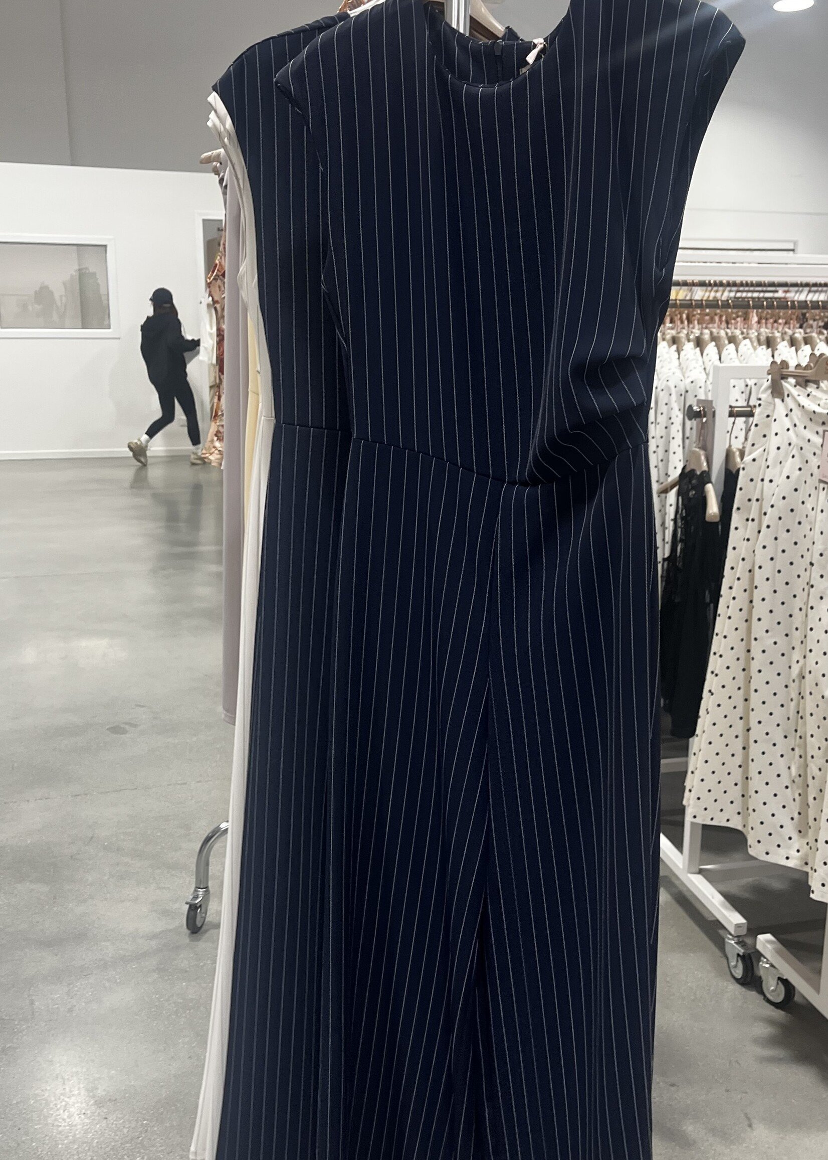 Pinstripe jumpsuit +2 colors