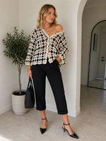 Dolman crochet cardigan