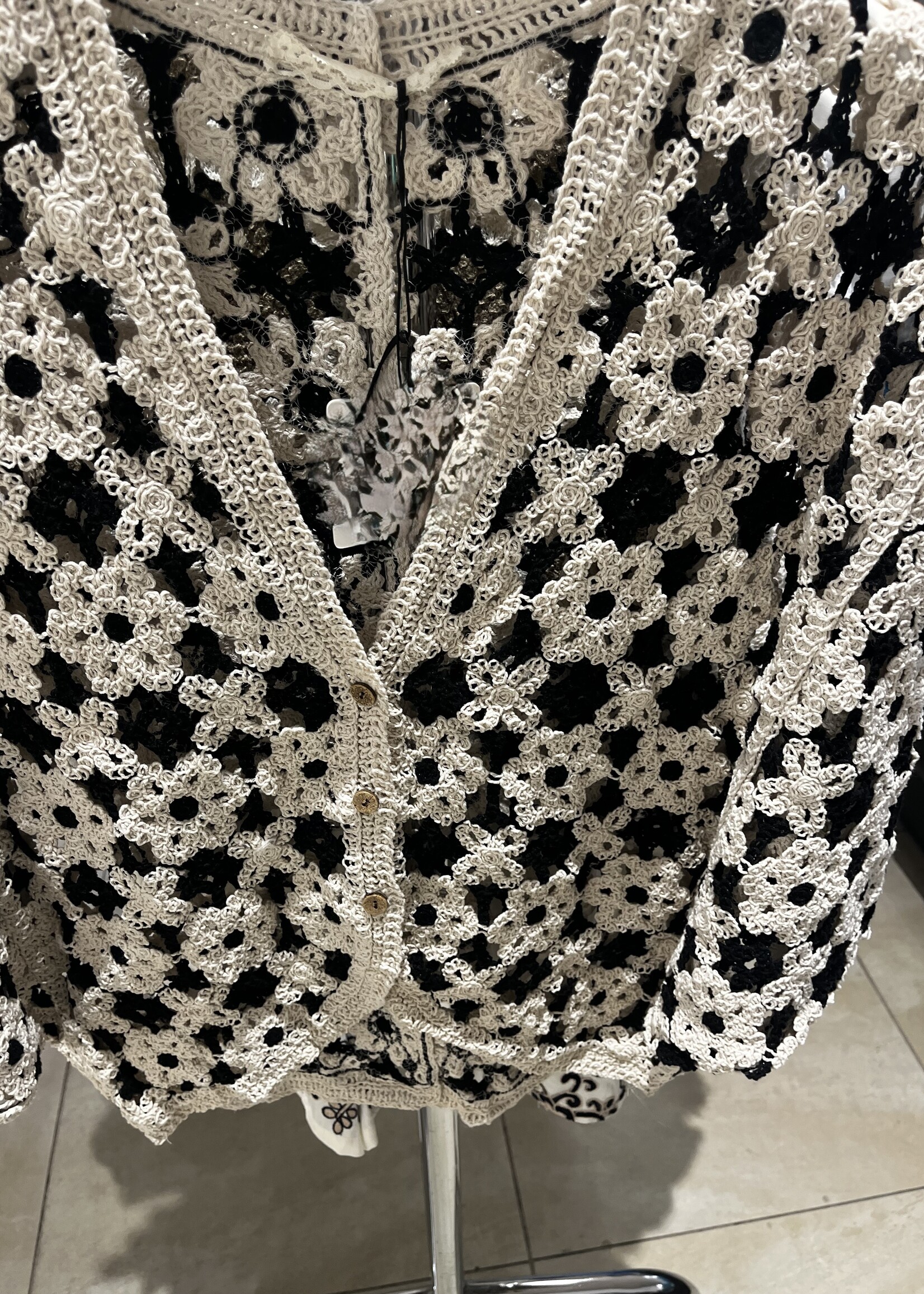 Dolman crochet cardigan