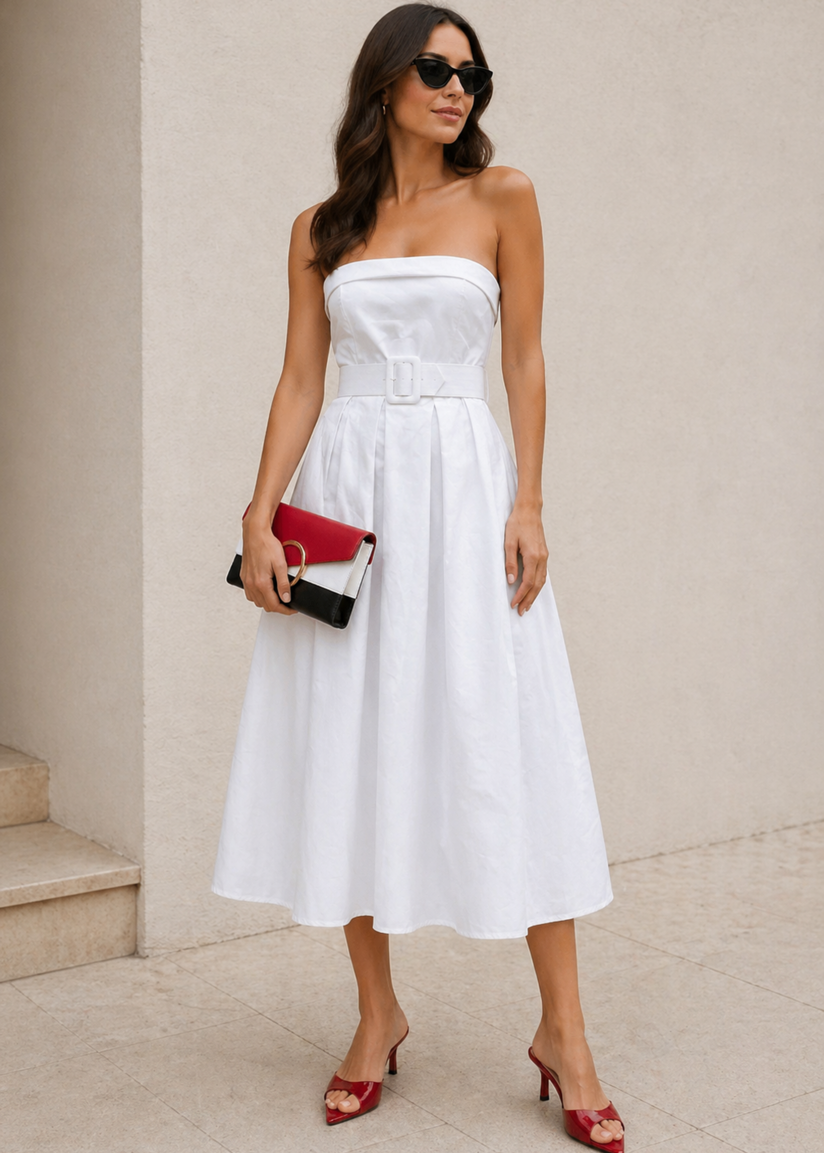 Belted tube dress +3 colors