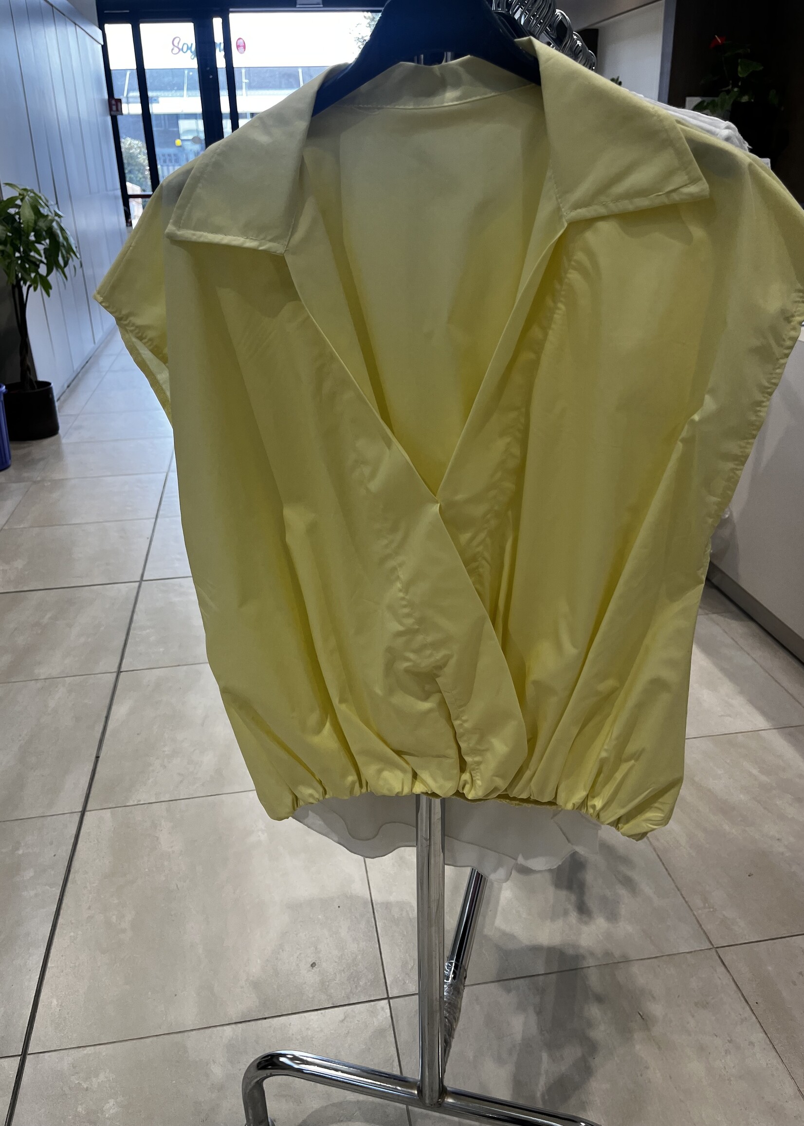 Elastic hem top +2 colors