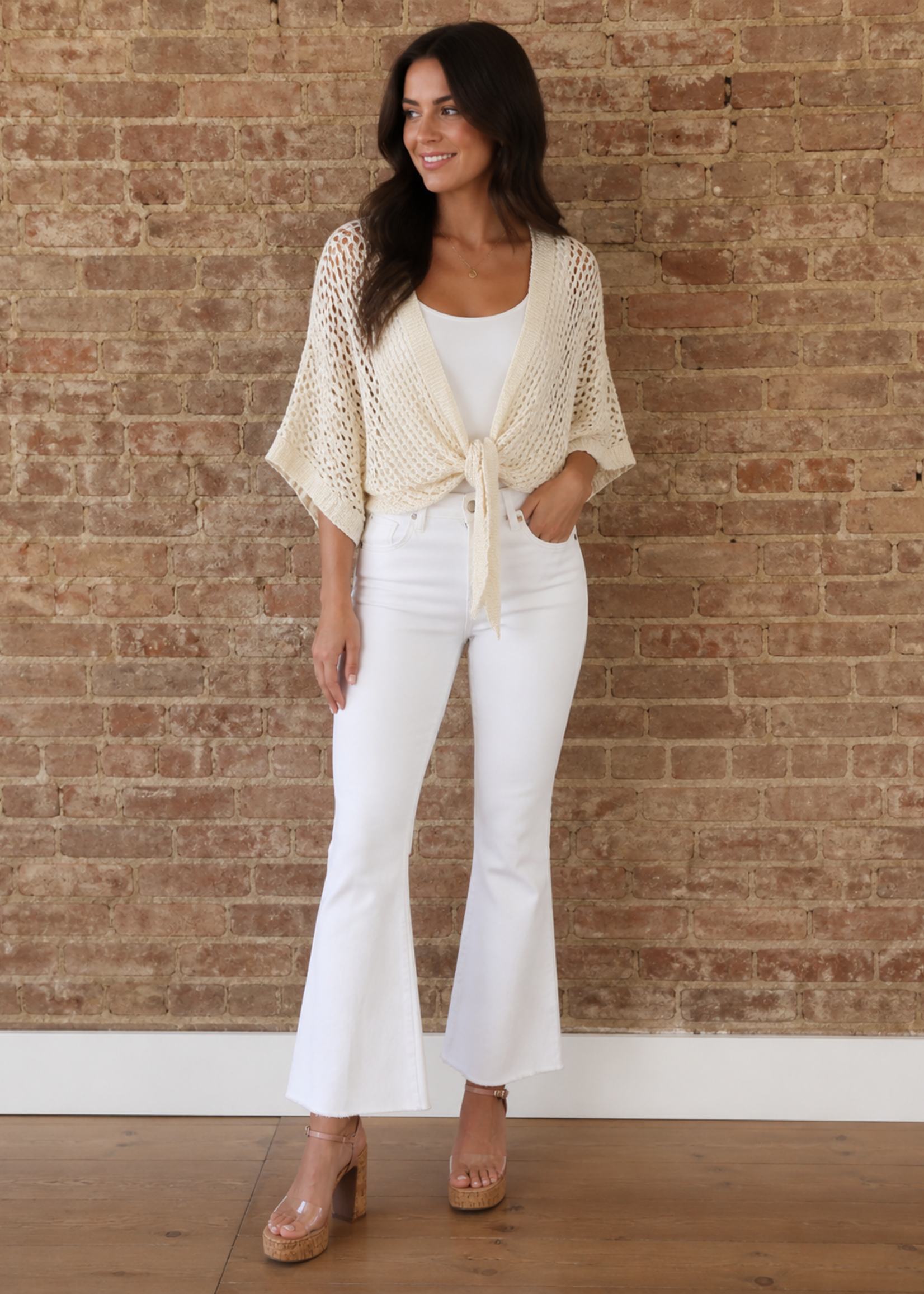 Crochet tie front +6 colors