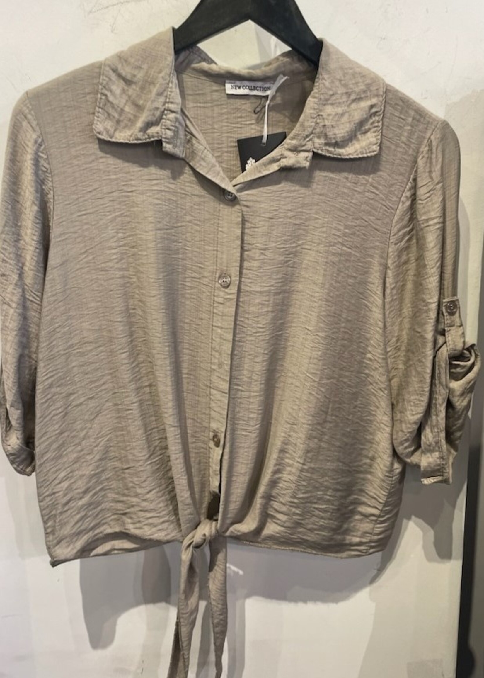 Tie front top +3 colors