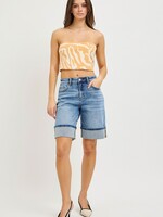 Denim bermuda short