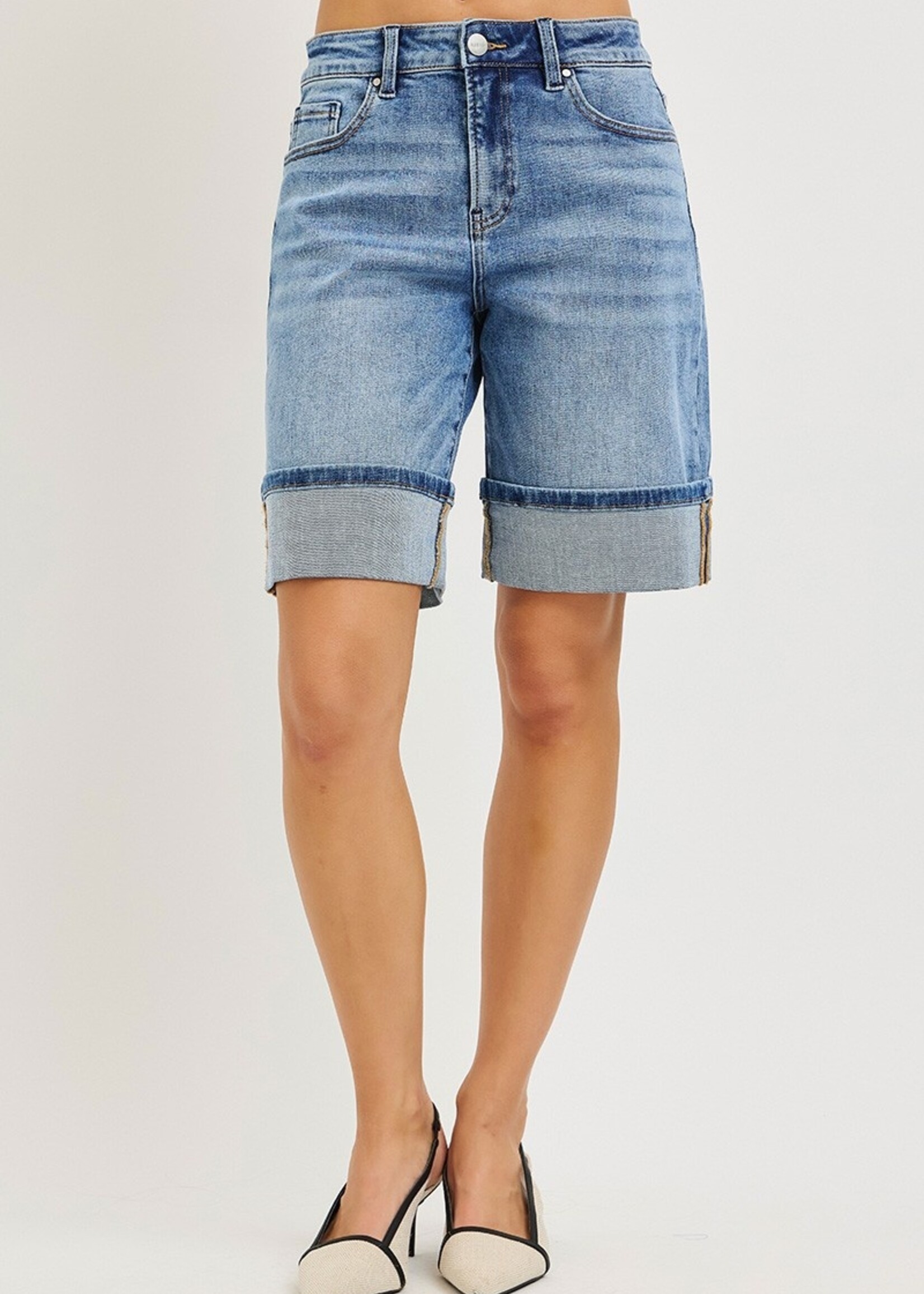 Denim bermuda short