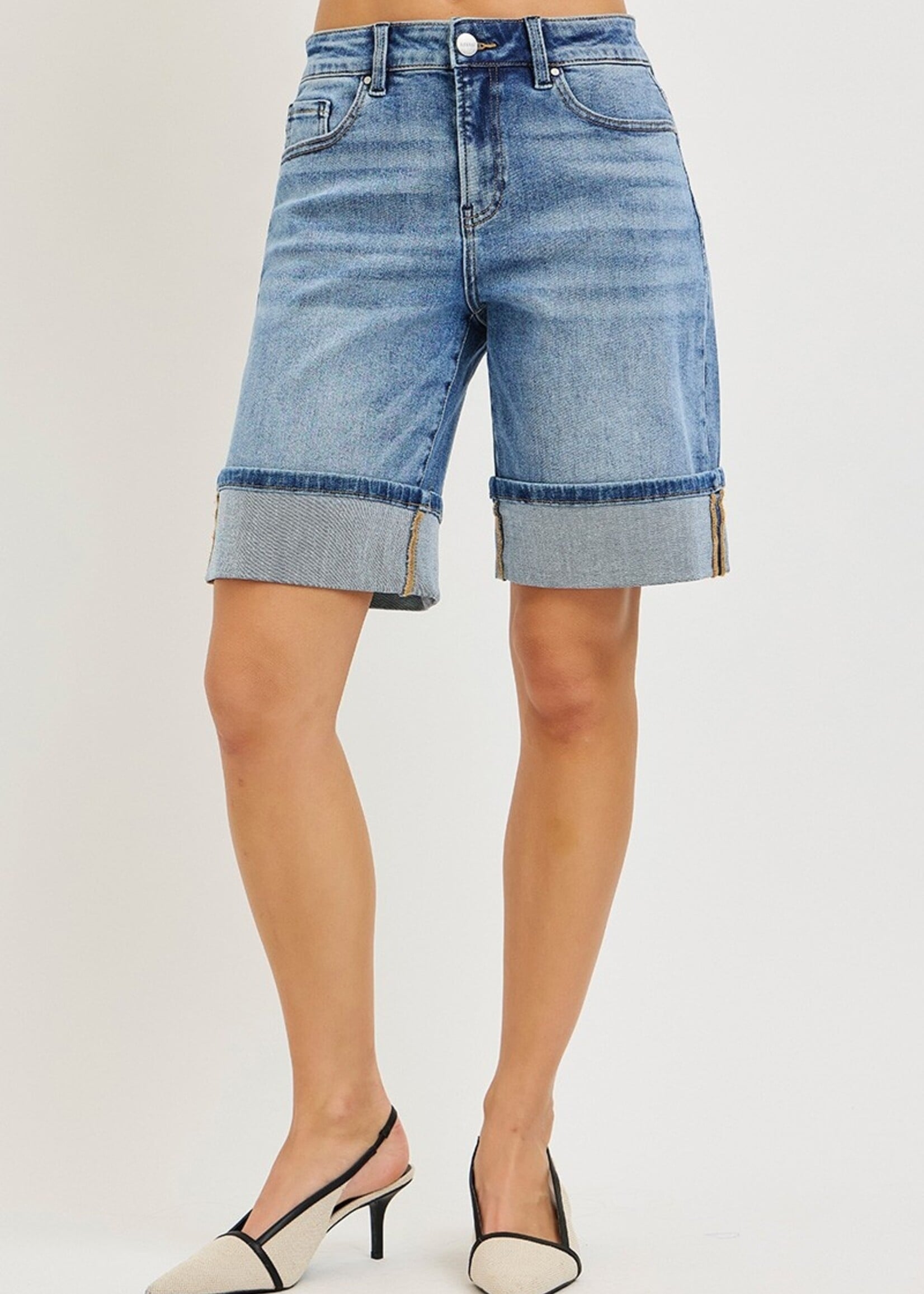 Denim bermuda short
