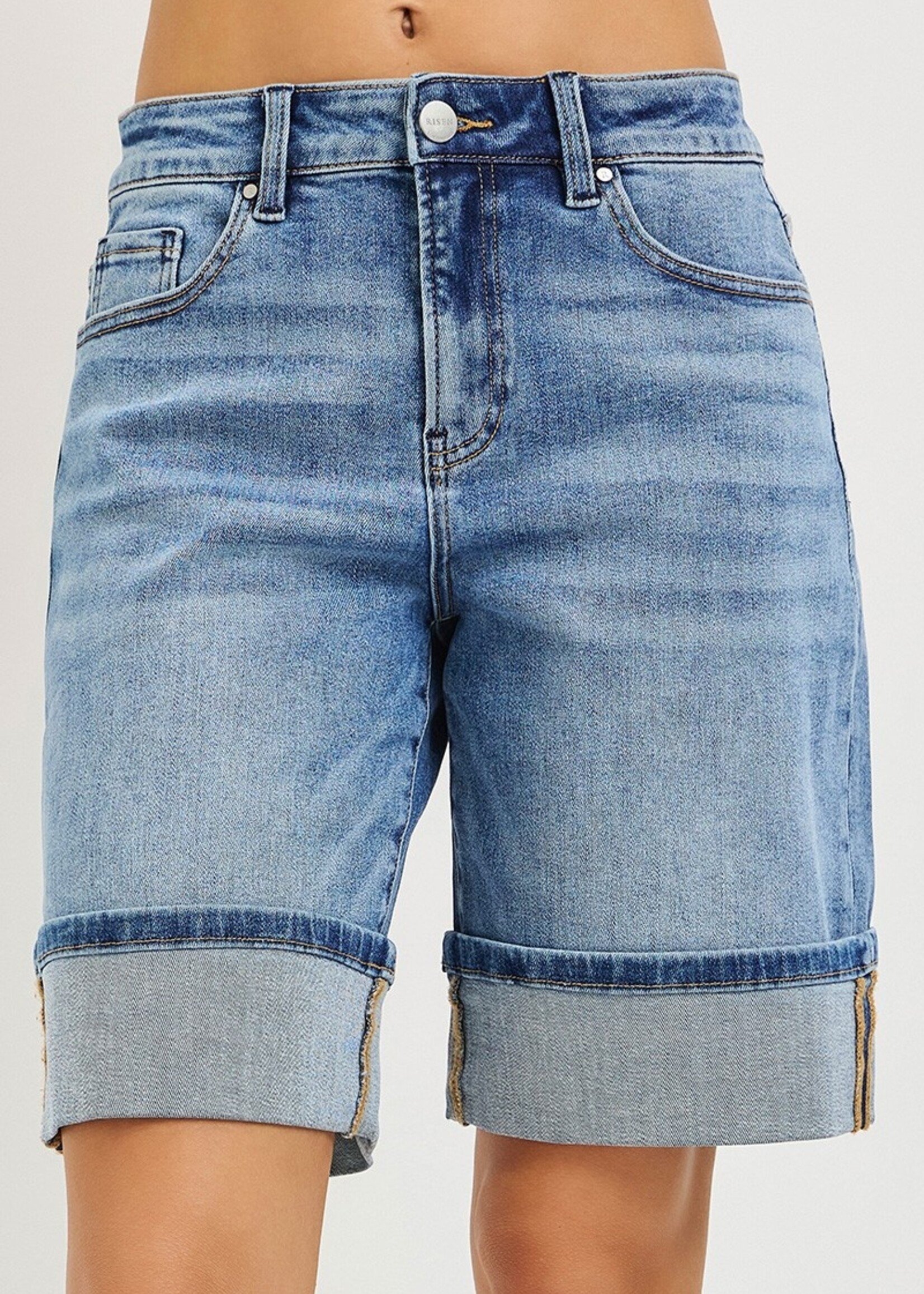 Denim bermuda short