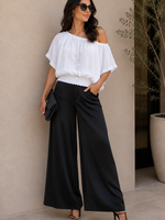 Banded hem blouse +3 colors
