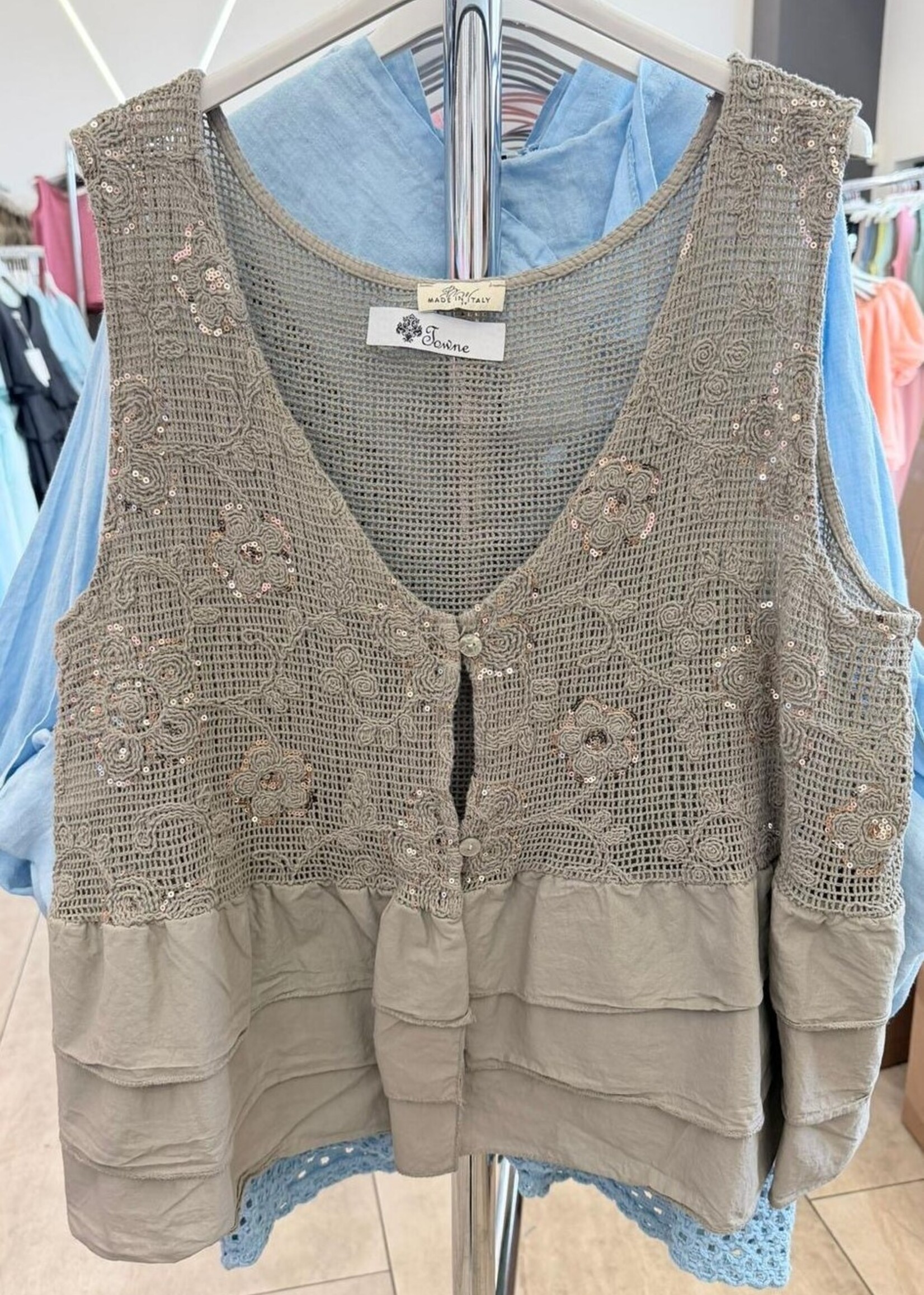 Mesh sequin top +3 colors