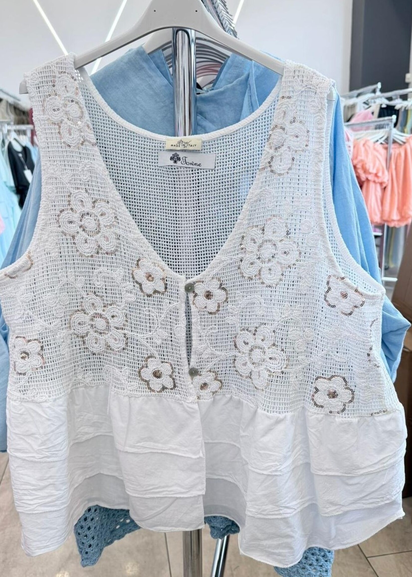 Mesh sequin top +3 colors