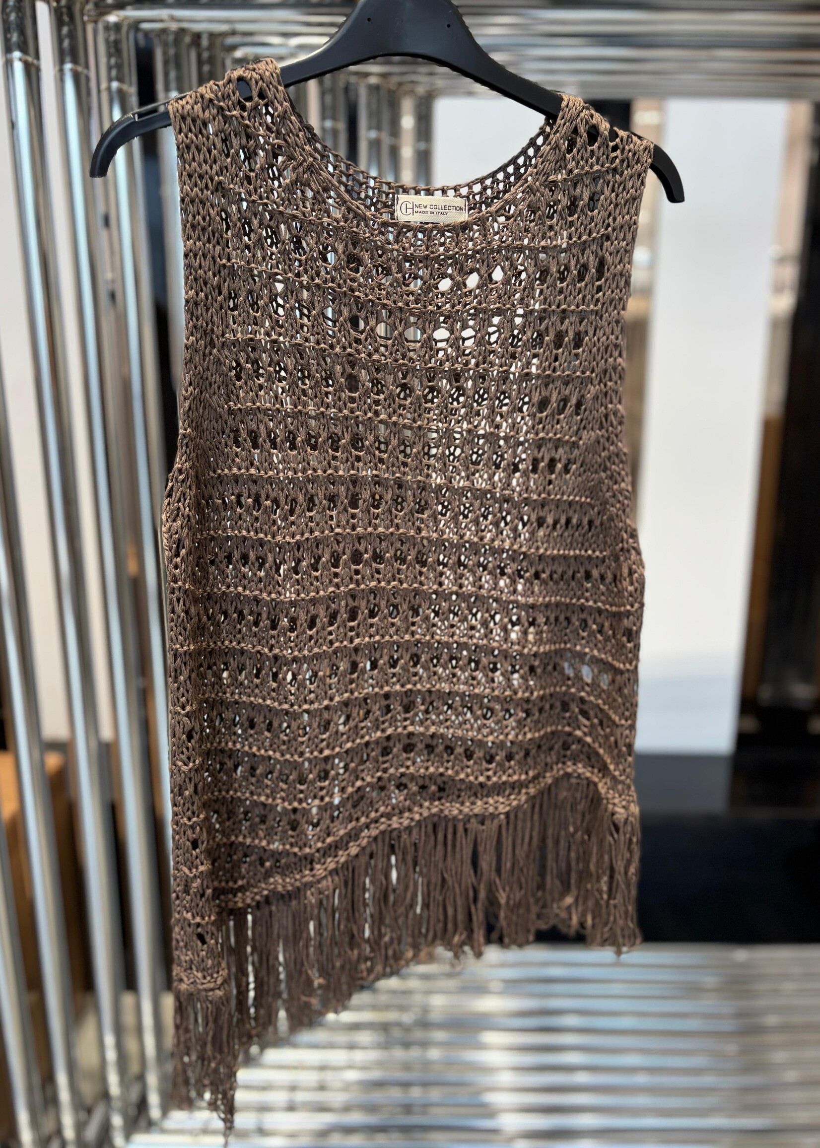 Crochet fringe tank +3 colors