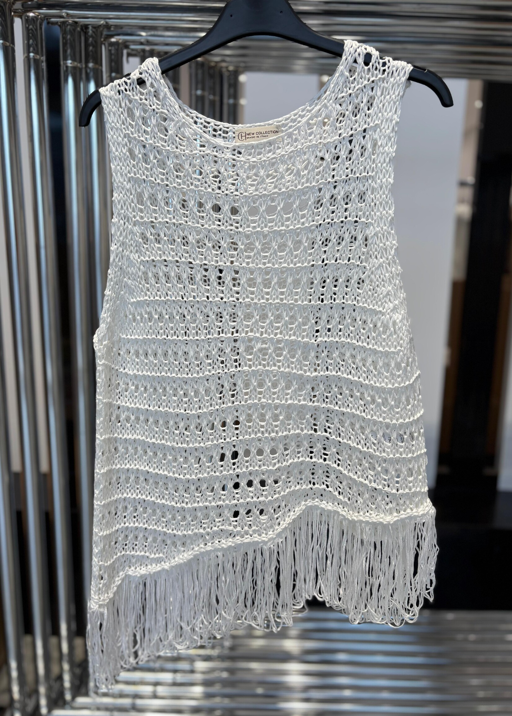 Crochet fringe tank +3 colors