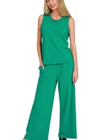 Slub tank/pant set +5 colors