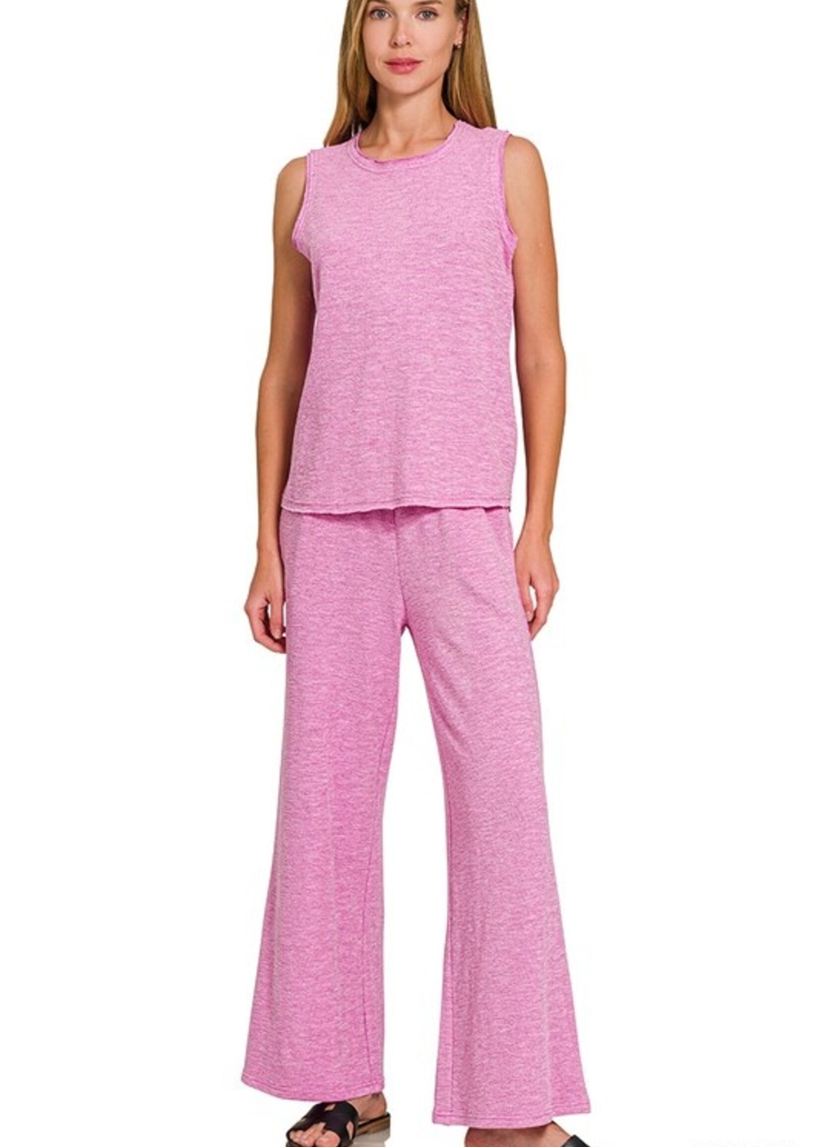 Slub tank/pant set +5 colors