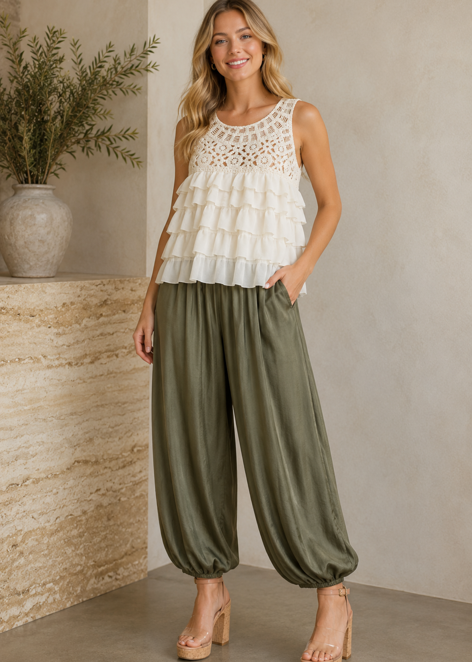 Silk balloon pant +3 colors