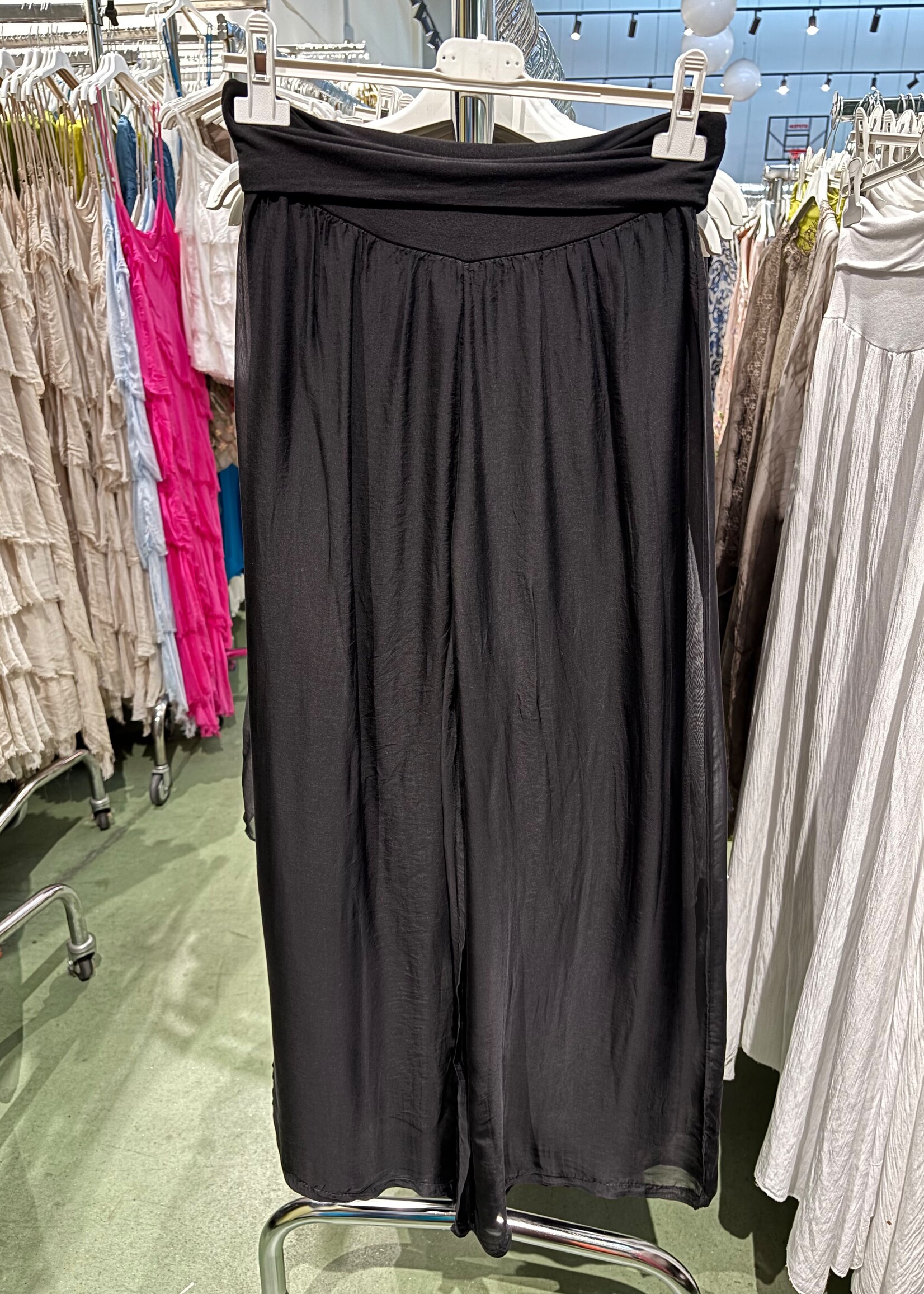 Silk wideleg pant +4 colors