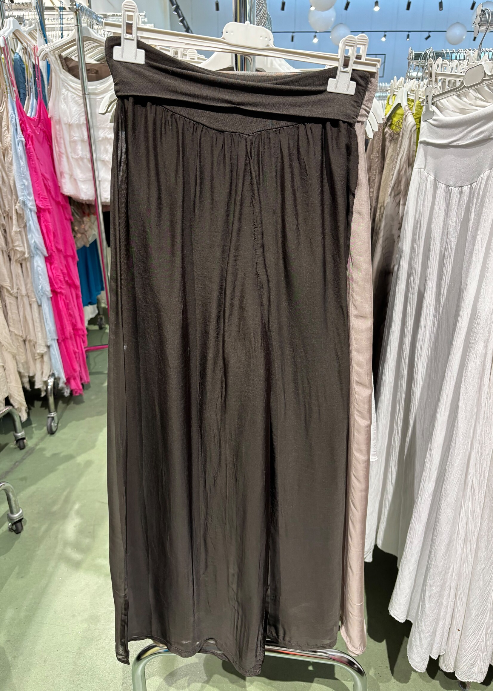 Silk wideleg pant +4 colors