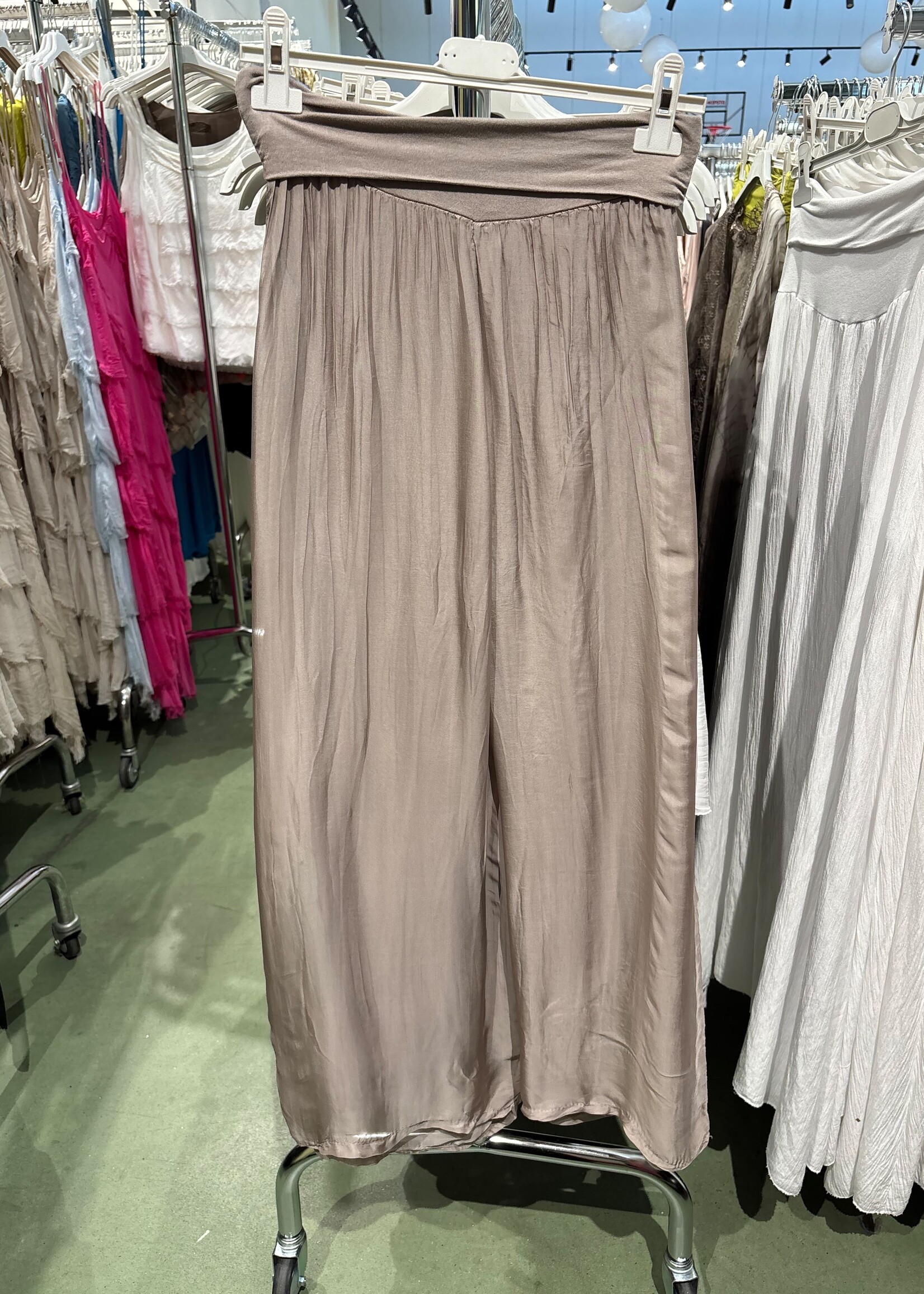 Silk wideleg pant +4 colors