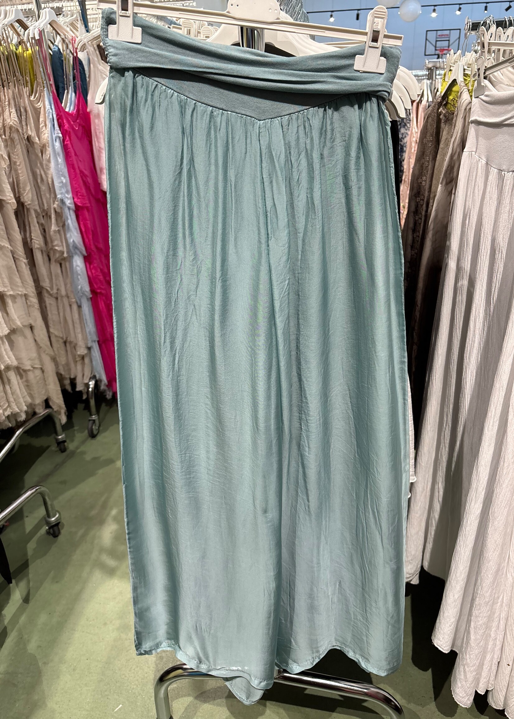 Silk wideleg pant +4 colors