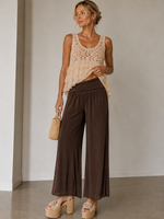Silk wideleg pant +4 colors
