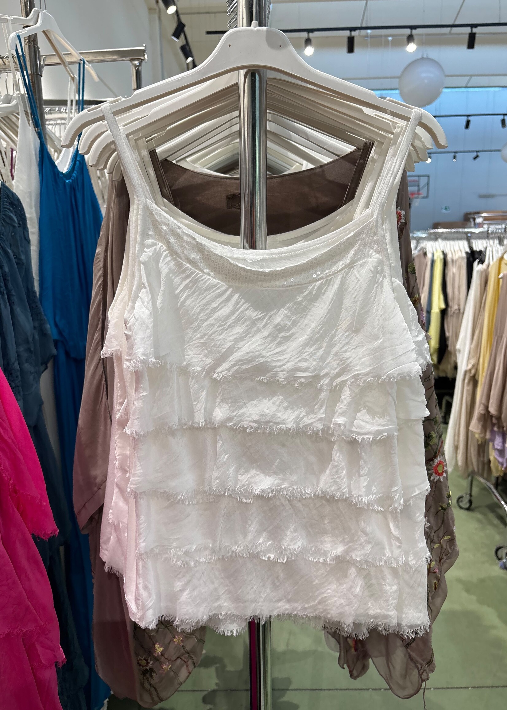 Silk sequin cami +3 colors