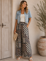 Print palazzo +2 colors