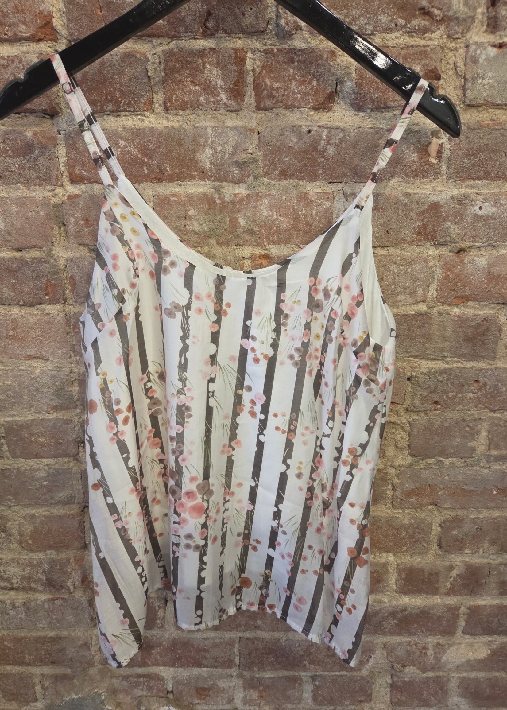 Stripe floral cami +2 colors