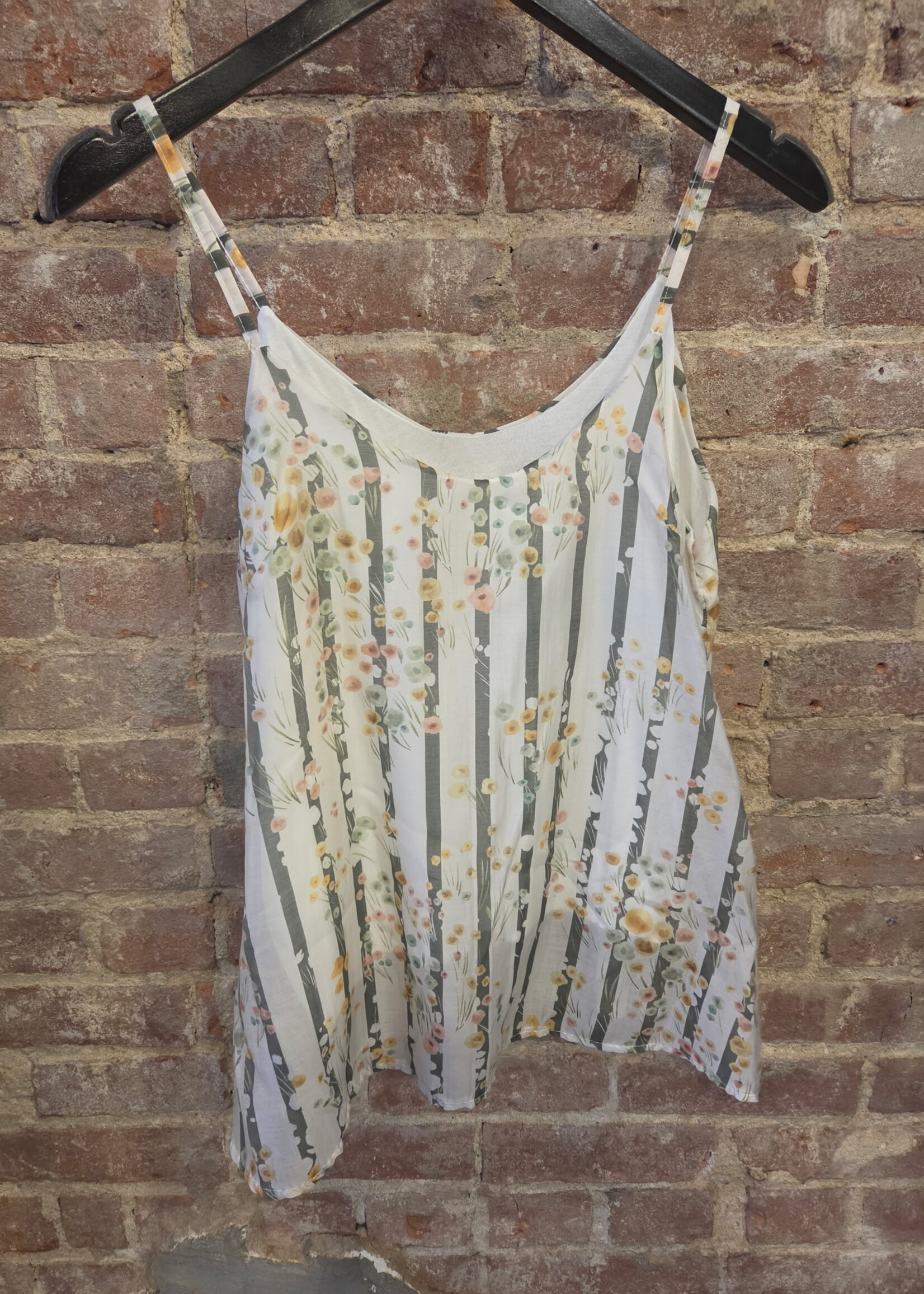 Stripe floral cami +2 colors